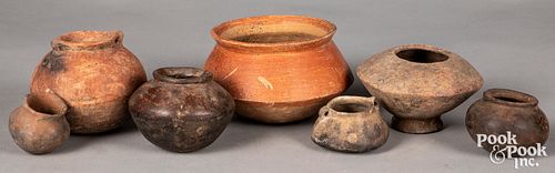 Ecuador pre-historic Cuasmal style pottery pieces