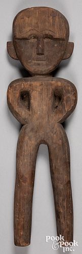 Sulawesi, Indonesian carved wood ancestral figure