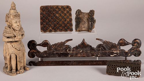 Group of Balinese items