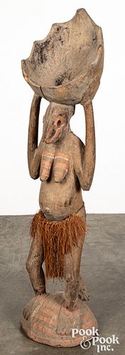 Papua New Guinea carved Sepik River statue
