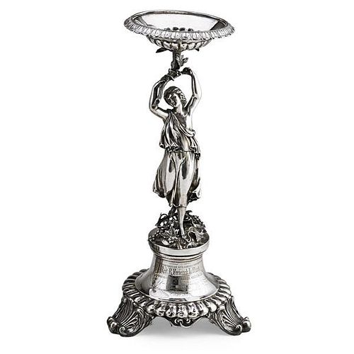ENGLISH STERLING FIGURAL CENTERPIECE