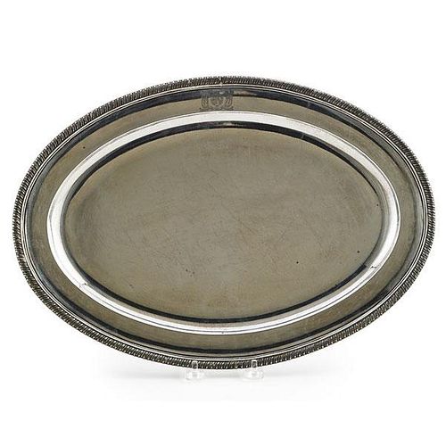 ENGLISH STERLING OVAL TRAY