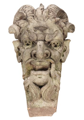 Stone Mask after the Mascarons of Pont Neuf, Paris