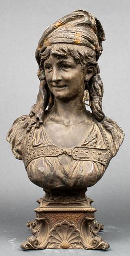 Henry Weisse Manner Large Bronze Bust Of A Woman