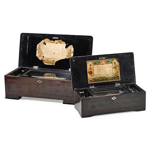 SWISS CYLINDER MUSIC BOXES