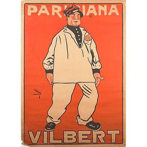 TWO EARLY 20TH C. FRENCH POSTERS BY L. DAMARÉ