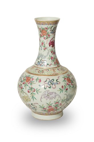 Chinese Famille Rose Vase, Guangxu