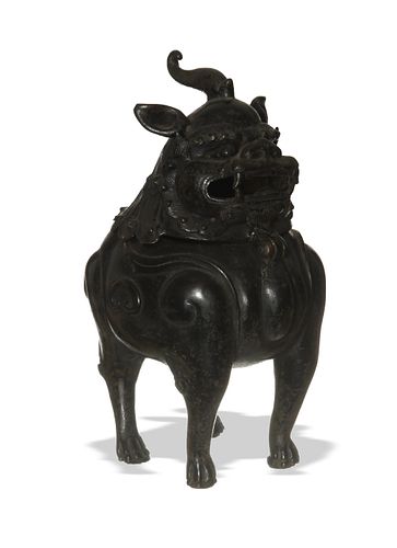 Chinese Bronze Luduan Censer, 18th Century or Earlier