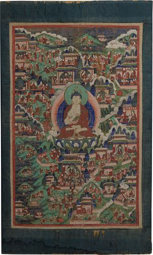 Tibetan Tangka, 18th Century