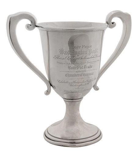Sterling Automobile Loving Cup Trophy