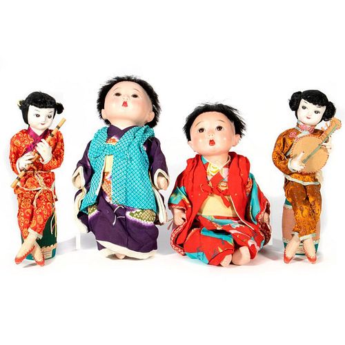 Vintage Japanese and Chinese Dolls
