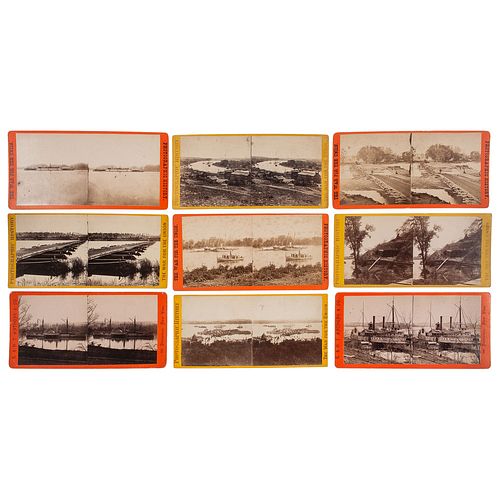 E. & H.T. Anthony, Civil War Stereoviews Featuring Sights and Subjects Along the James River