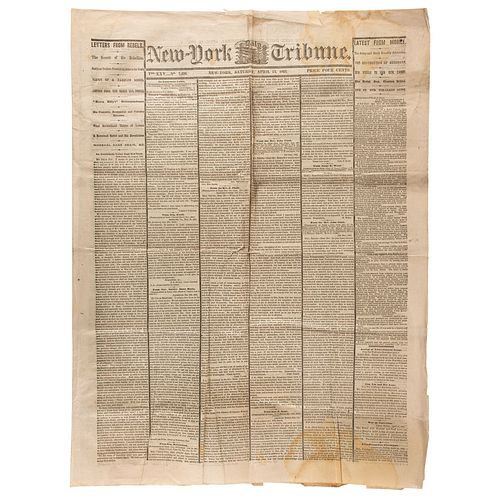 Lincoln Assassination Newspapers