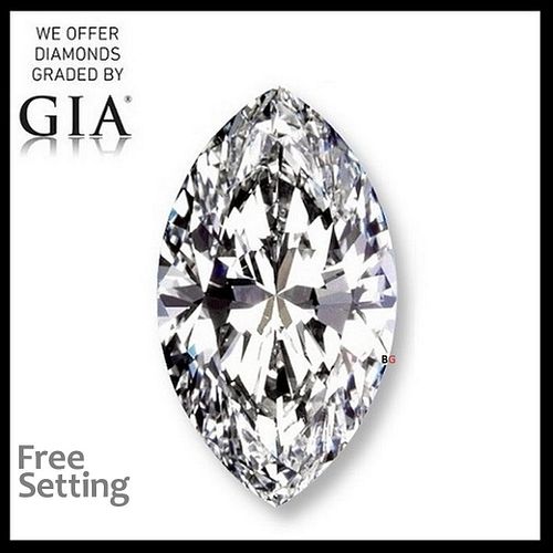 3.03 ct, D/FL, Marquise cut Diamond. Appraised Value: $296,500 