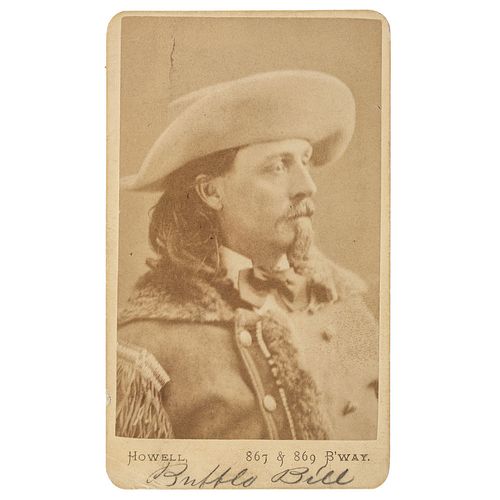 Buffalo Bill Cody CDV by Howell