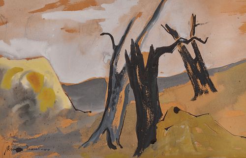 HERMAN MARIL, (American, 1908-1986), Trees, 1944