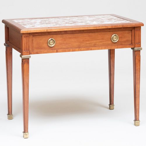 Directoire Style Brass-Mounted Mahogany Writing Table