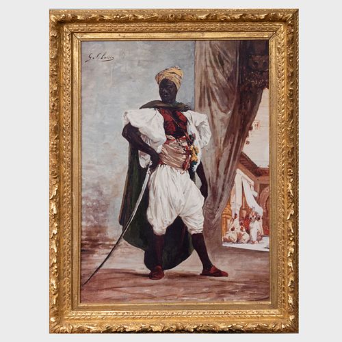 After Georges Clairin (1843-1919): Moorish Soldier