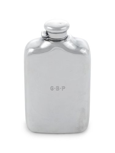A Tiffany & Co. Silver Flask