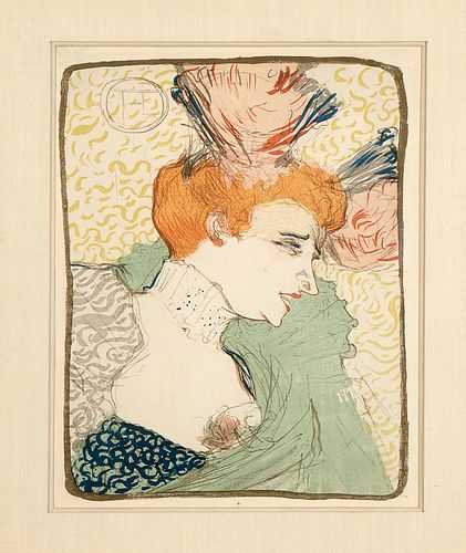 Henri de Toulouse-Lautrec, Mademoiselle Marcelle Lender en Buste, 1895