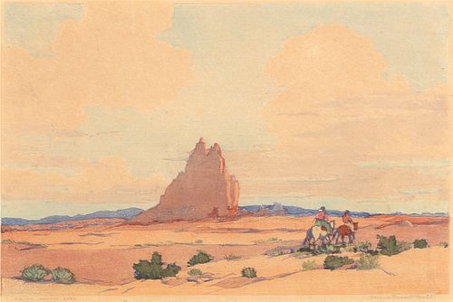 Norma Bassett-Hall, Navajo Land, 1947