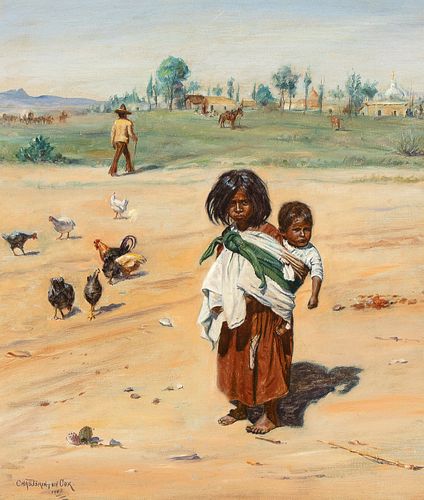 Charles Brinton Cox, Mexican Children, 1902