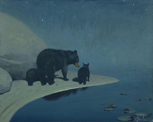 Gerard Curtis Delano, Bears in the Moonlight