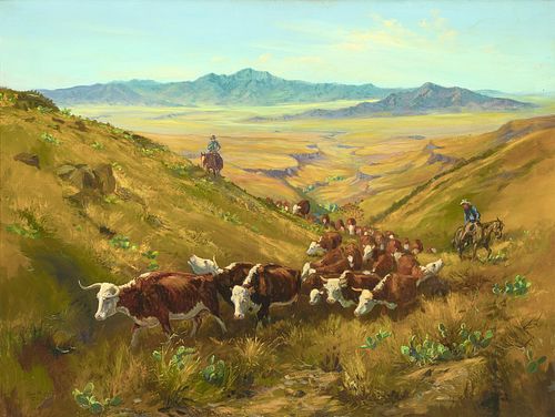 George Phippen, Rounding Up Cattle