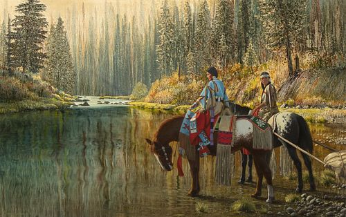 Roger Cooke, Nez Perce Crossing, 1987