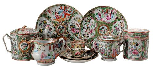 Rose Medallion Tea Wares and Plates