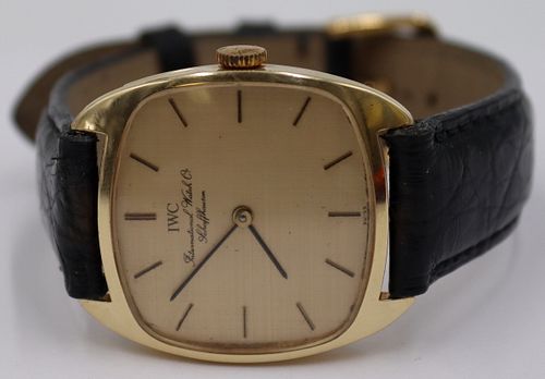 JEWELRY. International Watch Co. 14kt Gold Watch.