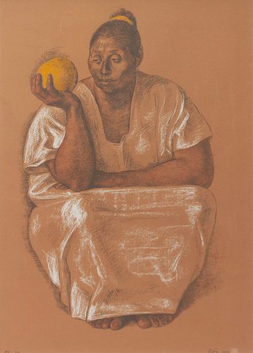 Francisco Zuniga
(Mexican, 1912-1998)
Mujer con Naranja, 1974