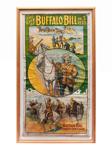 The Life of Buffalo Bill in 3 Reels Poster
80 x 40 inches