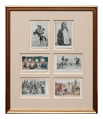 Set of Framed Buffalo Bill Memorabilia
Largest: 18 x 14 inches.