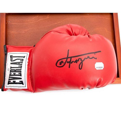 Autographed Boxing Glove By Joe Frazier