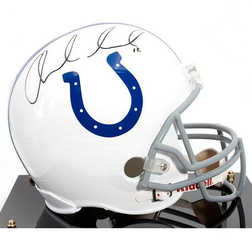 Andrew Luck Signed Indianapolis Colts Full Size Pro helmet
