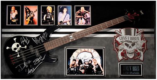 Guns N' Roses signed guitar