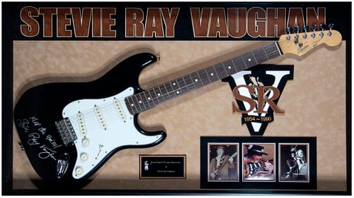 Stevie Ray Vaughan signed Stratocaster