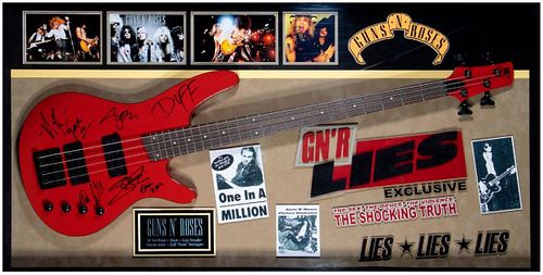 Guns N' Roses signed guitar