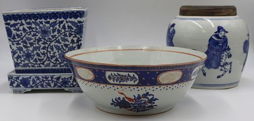 Grouping of 19th and 20th Century Chinese Pottery.