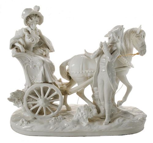 Capodimonte Porcelain Figural Group