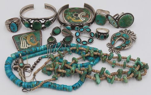 JEWELRY. Assorted Grouping of Southwest Jewelry.