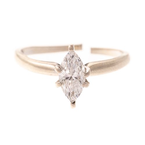 A 0.59 ct Marquise Cut Diamond Ring in 14K