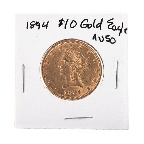 1894 $10 Liberty Gold Eagle AU50+