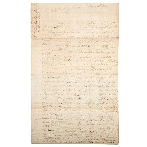 Letter from J. P. Custis to G. Washington, 1781