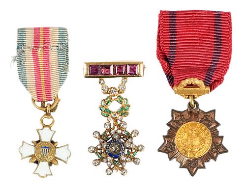 Three Miniature Medals