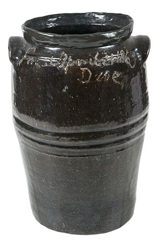 Dave Drake Edgefield Civil War Era Stoneware Jar