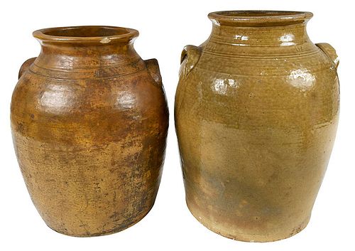 Two Pieces of Early Pottersville Pottery