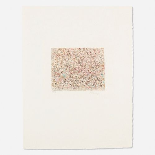 Mark Tobey, Crowded City from the Homage to Tobey portfolio