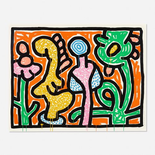 Keith Haring, Flowers IV